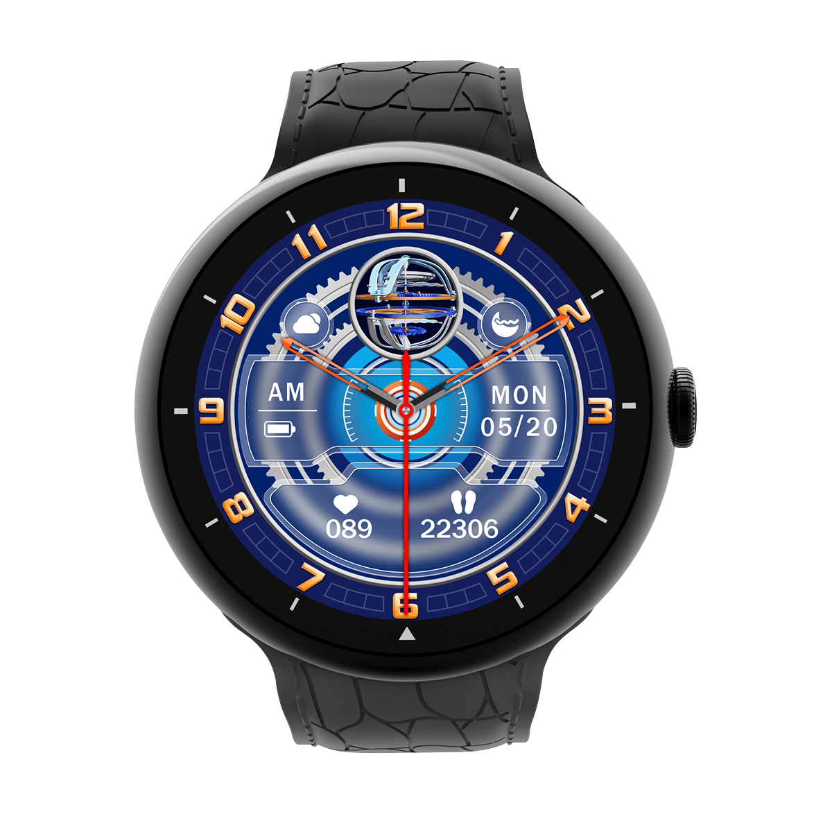 V16 Pro Max 7-in-1 Smart Watch - Round Display, Calling & Advanced Health Monitorin