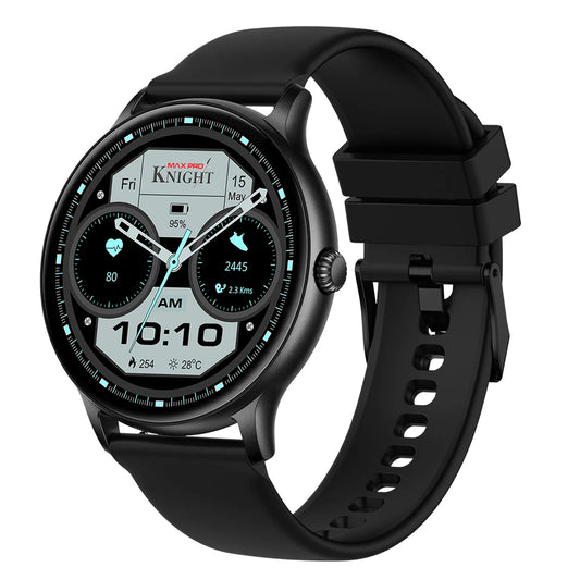 V16 Pro Max 7-in-1 Smart Watch - Round Display, Calling & Advanced Health Monitorin