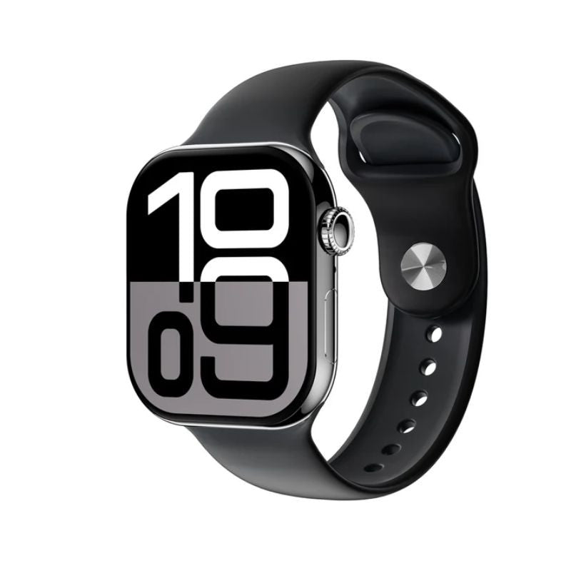 Watch 10 Smart Watch (Black) - Full Screen Display, Calling & Fitness Tracker