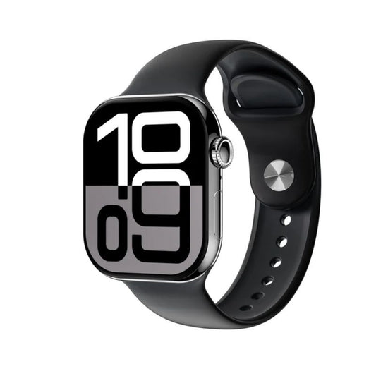 Watch 10 Smart Watch (Black) - Full Screen Display, Calling & Fitness Tracker