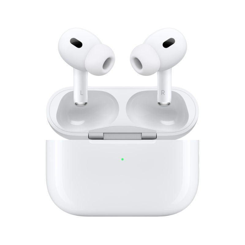 🎧 AirPods Pro 2 Style Earbuds – White | ANC | Magnetic Case | Lanyard | Air Tips | TC Jack | Big Cable