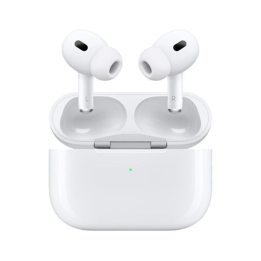 🎧 AirPods Pro 2 Style Earbuds – White | ANC | Magnetic Case | Lanyard | Air Tips | TC Jack | Big Cable