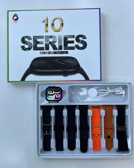 👉 Series 10 Smart Watch 7-in-1 | Big HD Display + Bluetooth Calling + AirPods Combo